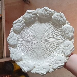 Vintage MCM Easter Bunny plate